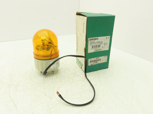 Schneider Electric XVR08B05 Harmony Rotating Beacon Light Orange 24V AC/DC
