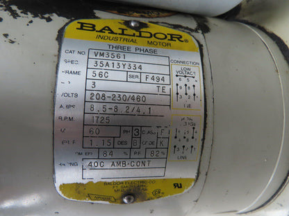 Tec Hackett PFG-40 Hydraulic Power Unit 10 Gallon 4GPM 1250PSI 3Hp 230/460V 3Ph