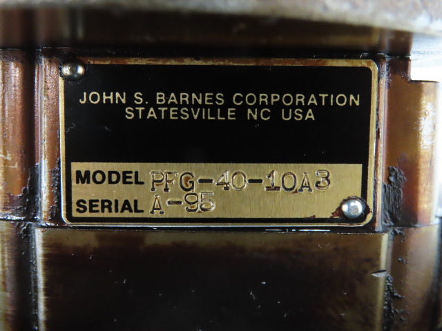 Tec Hackett PFG-40 Hydraulic Power Unit 10 Gallon 4GPM 1250PSI 3Hp 230/460V 3Ph