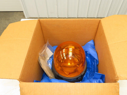Federal Signal 371L-120A Rotating Light Orange Amber LED 120VAC Ser B