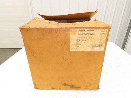 Federal Signal 371L-120A Rotating Light Orange Amber LED 120VAC Ser B