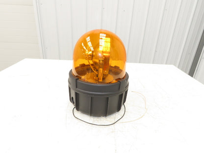 Federal Signal 371L-120A Rotating Light Orange Amber LED 120VAC Ser B