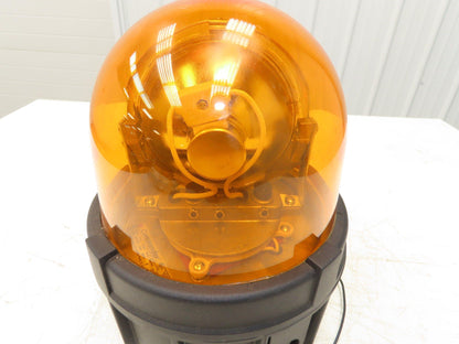 Federal Signal 371L-120A Rotating Light Orange Amber LED 120VAC Ser B