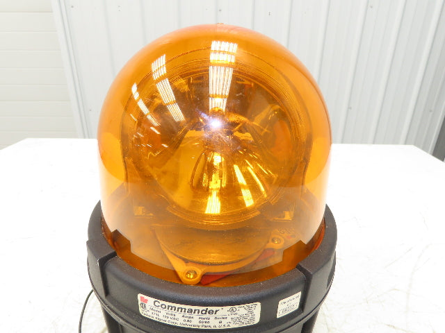 Federal Signal 371L-120A Rotating Light Orange Amber LED 120VAC Ser B