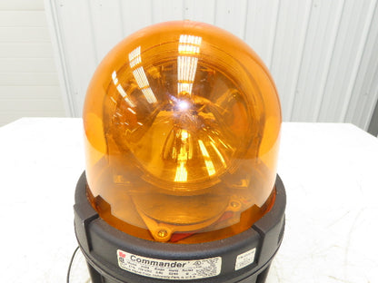 Federal Signal 371L-120A Rotating Light Orange Amber LED 120VAC Ser B