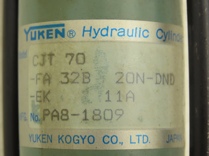 Yuken CJT-70-FA32B20N-DND-EK Hydraulic Cylinder 32mm Bore 20mm Stroke