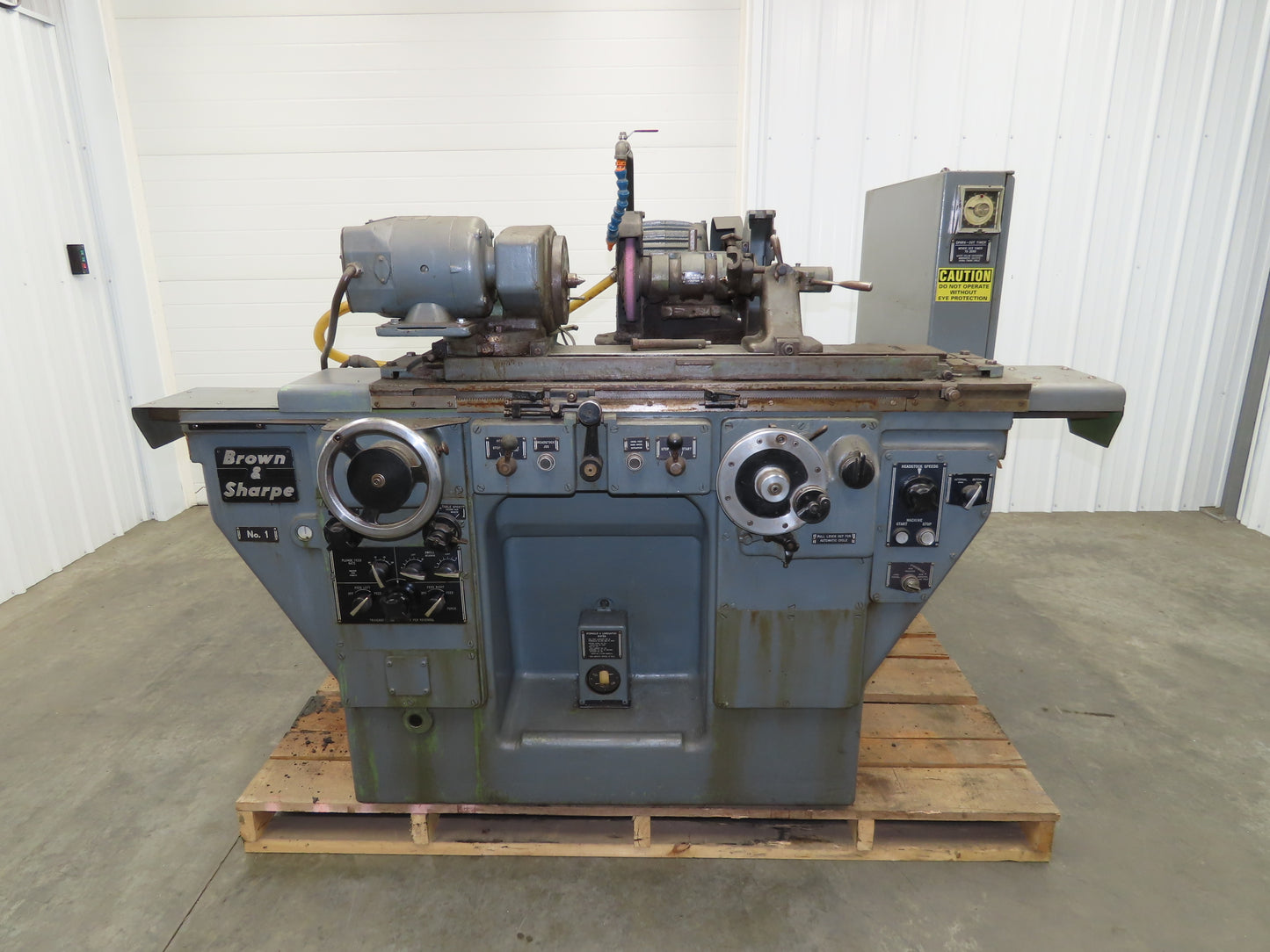 Brown Sharpe No 1 10" x 20" Cylindrical Grinder 230V 3Ph Horizontal Surface
