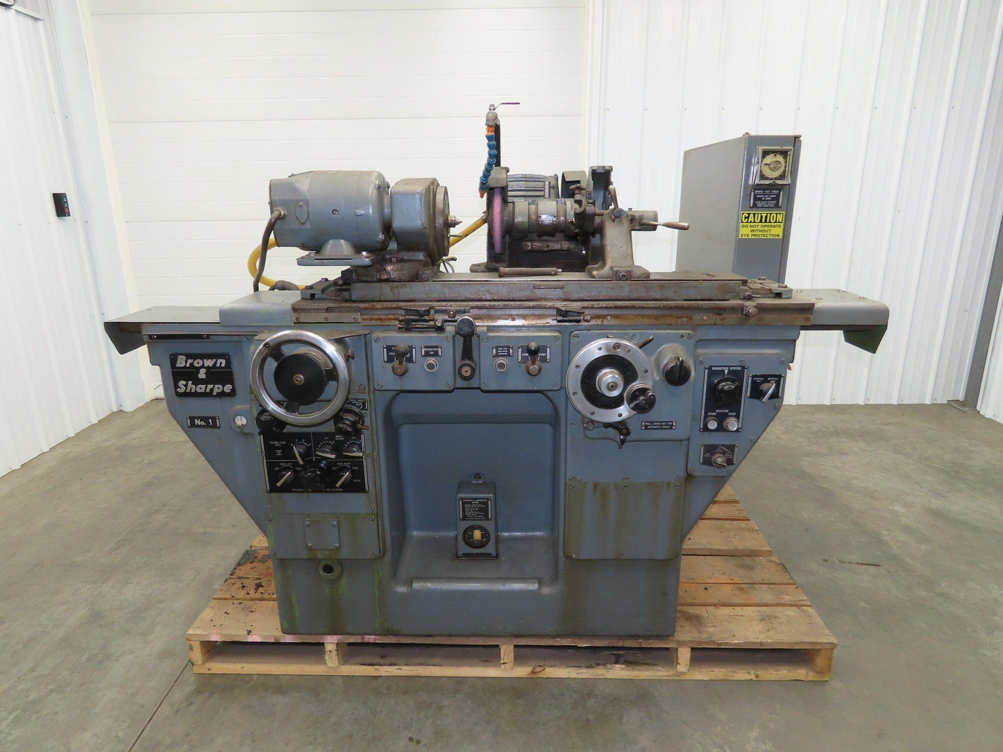 Brown Sharpe No 1 10" x 20" Cylindrical Grinder 230V 3Ph Horizontal Surface