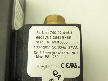 Powerflow 740-02-416/1 Automatic Timer Condensate Drain Valve 45min 1/4"npt 115V