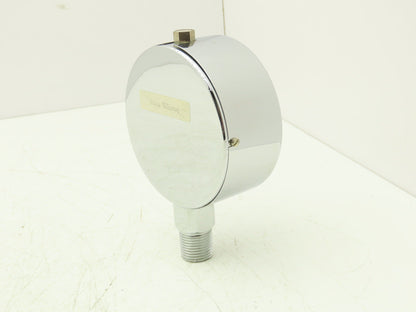 Lenz Analog Dial Gauge 4" 160 psi 11 bar Oil-Filled 1/2" NPT West Germany