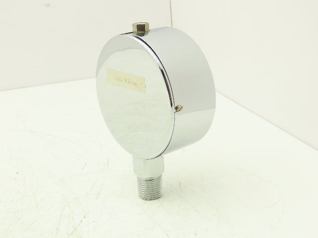 Lenz Analog Dial Gauge 4" 160 psi 11 bar Oil-Filled 1/2" NPT West Germany