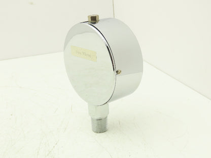 Lenz Analog Dial Gauge 4" 160 psi 11 bar Oil-Filled 1/2" NPT West Germany