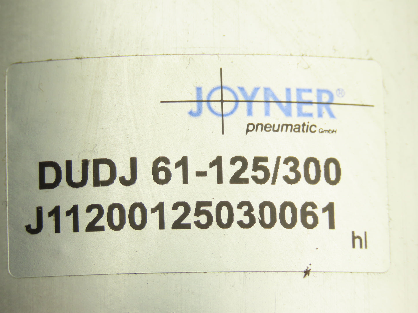 Joyner DUDJ Pneumatic Air Cylinder 125mm Bore 300mm Stroke