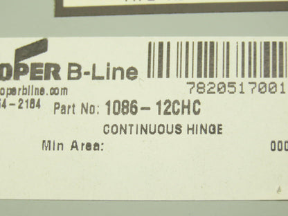 Cooper 1086-12CHC Electrical Enclosure 8X10X6" Junction Box NEMA12/13