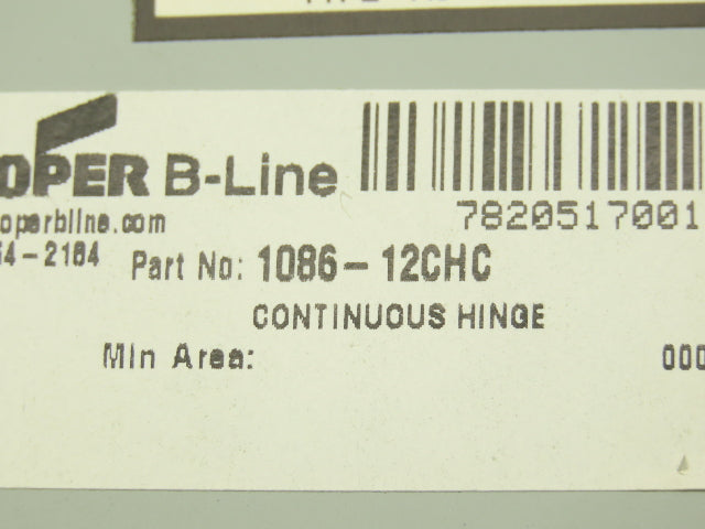 Cooper 1086-12CHC Electrical Enclosure 8X10X6" Junction Box NEMA12/13