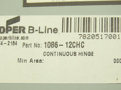 Cooper 1086-12CHC Electrical Enclosure 8X10X6" Junction Box NEMA12/13