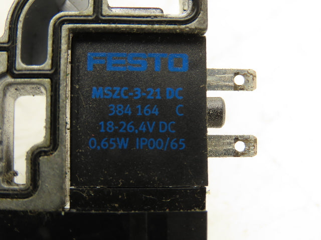 Festo 161 362 Pneumatic Air Solenoid Valve 24VDC Lot of 10