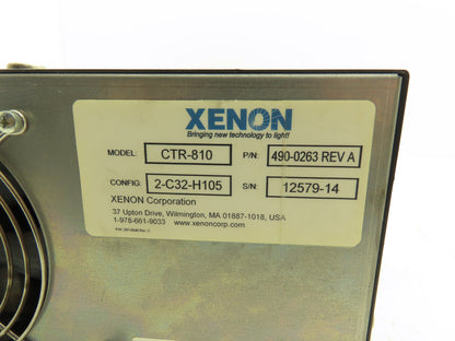 Xenon CTR-810 RC 800 UV Vis Pulsed Lighting System Controller 2-C32-H105 Config