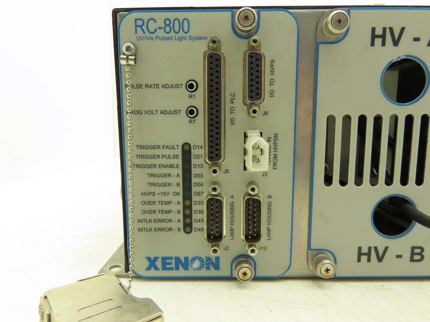 Xenon CTR-810 RC 800 UV Vis Pulsed Lighting System Controller 2-C32-H105 Config