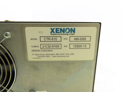 Xenon CTR-810 RC 800 UV Vis Pulsed Lighting System Controller 2-C32-H105 Config