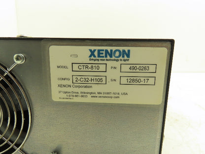 Xenon CTR-810 RC 800 UV Vis Pulsed Lighting System Controller 2-C32-H105 Config
