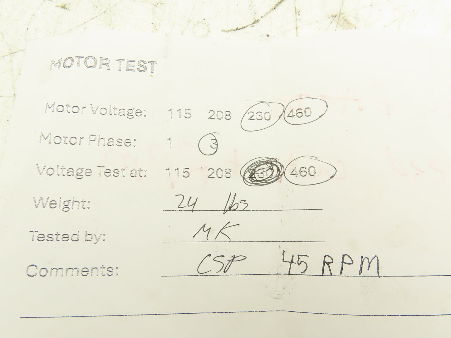 Sew Eurodrive WA20DT71D4 Gearmotor 38:1 Ratio 44rpm 1/2Hp 230/460V Hollow Shaft