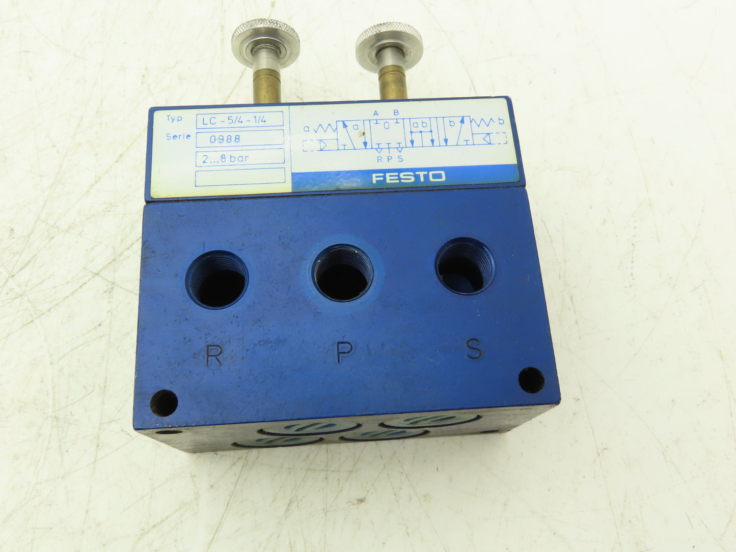 Festo M502 LC-5/4-1/4 Pneumatic Valve Body Block 116psi