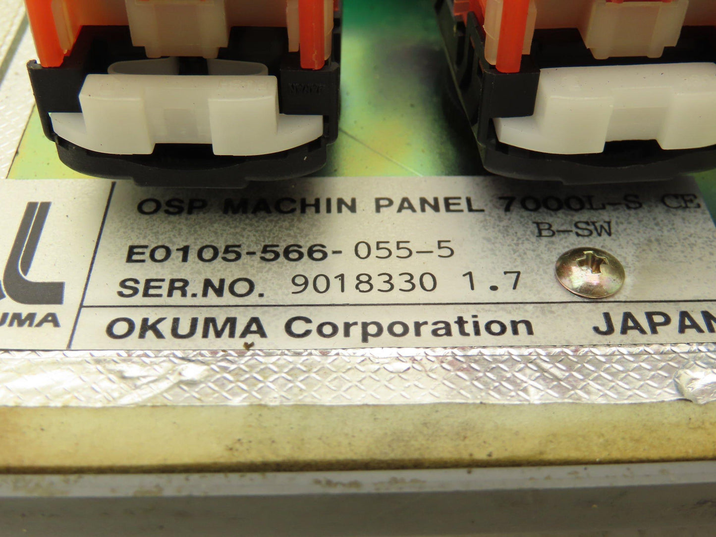 Okuma 7000L-S CE Machine Panel W/ Pulse Handwheel *Parts or Repair*