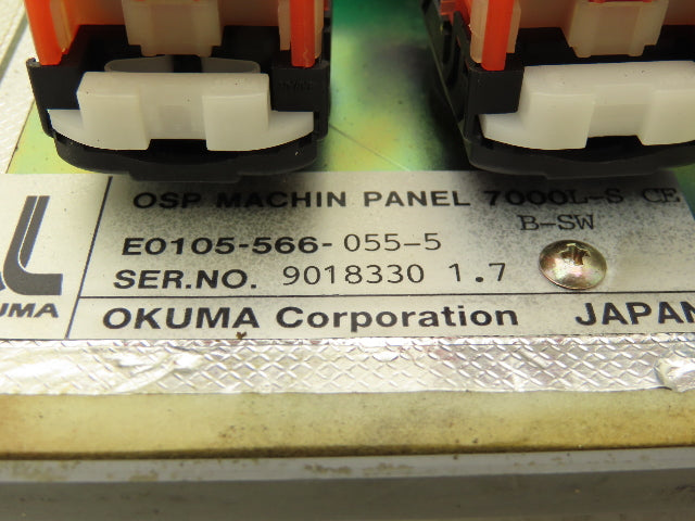 Okuma 7000L-S CE Machine Panel W/ Pulse Handwheel *Parts or Repair*