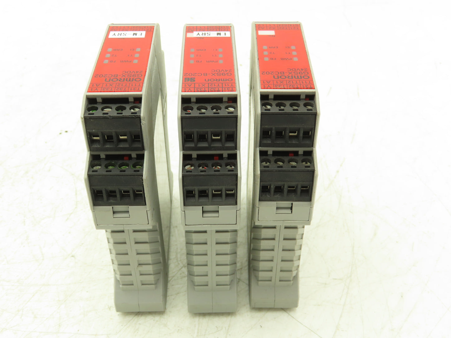 Omron G9SX-BC202-RT Flexible Safety Unit 24VDC 0.8A Lot of 3