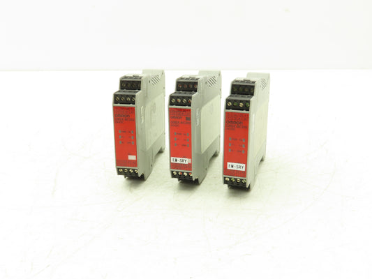 Omron G9SX-BC202-RT Flexible Safety Unit 24VDC 0.8A Lot of 3