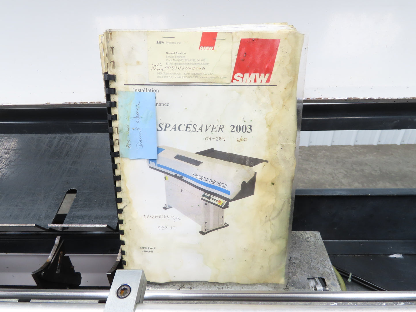 SMW Spac 2003 2003 SpaceSaver Bar Feeder 6-80mm Dia 60" Max Length Lathe Feed