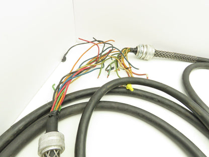 Carol Royal Power Cable 5-10' 14AWG 12-Conductor SOW 600V Lot of 6