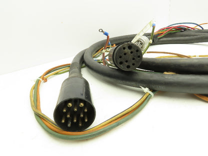 Carol Royal Power Cable 5-10' 14AWG 12-Conductor SOW 600V Lot of 6