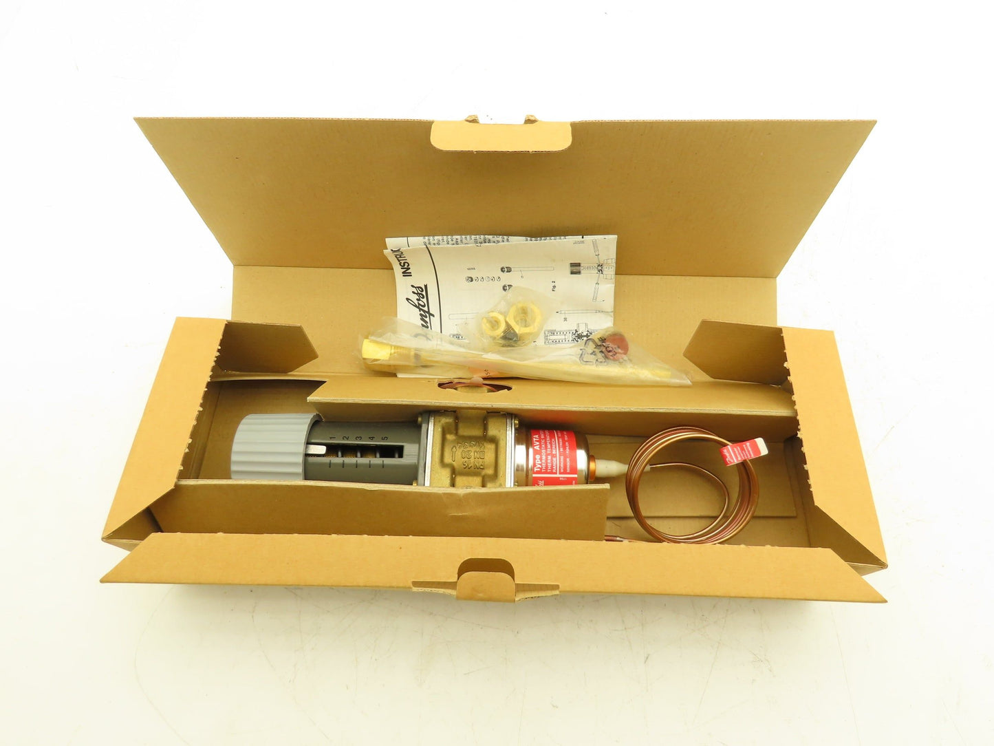 Danfoss 003N0043 AVTA 20 Thermostatic Regulating Valve 0-30°C w/Sensor Tube