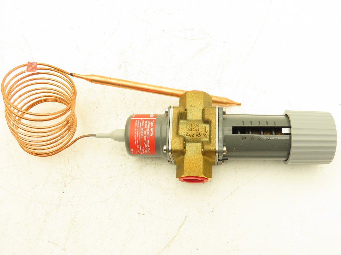 Danfoss 003N0043 AVTA 20 Thermostatic Water Regulating Valve 0-30°C G3/4"