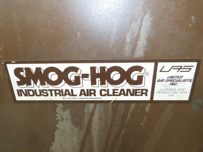 Smog Hog Porta-Clean Portable Air Cleaner Smoke Extraction Fume Mist 120V