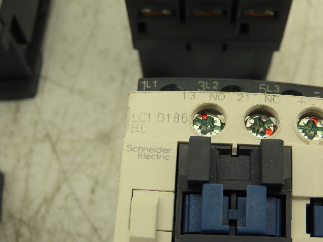 Telemecanique LC1D186 Contactor Motor Starter 32A 690V 15Hp Coil 24VDC Lot of 6