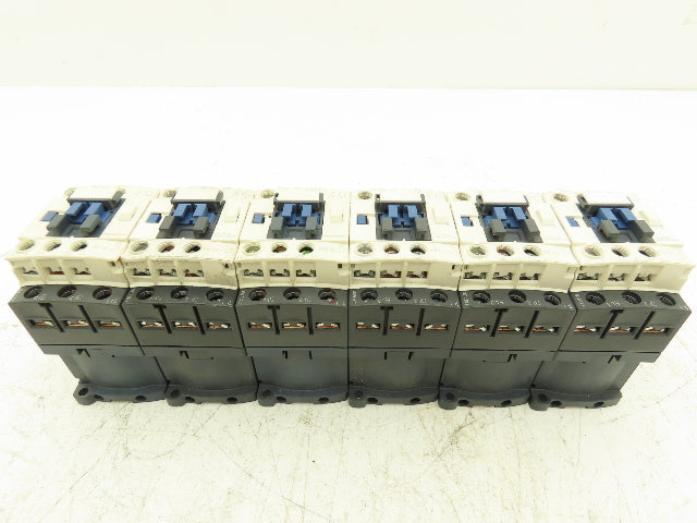 Telemecanique LC1D186 Contactor Motor Starter 32A 690V 15Hp Coil 24VDC Lot of 6