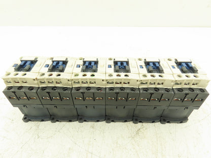 Telemecanique LC1D186 Contactor Motor Starter 32A 690V 15Hp Coil 24VDC Lot of 6