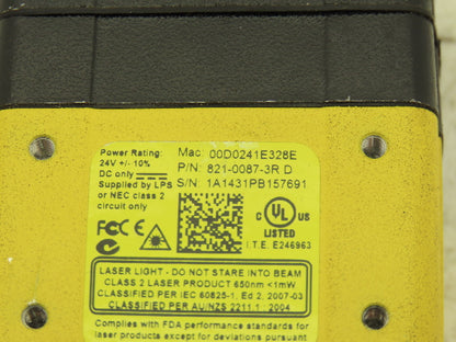 Keyence 821-0087-3R D Lazer Bar Code Reader Scanner Non Adjustable Lense