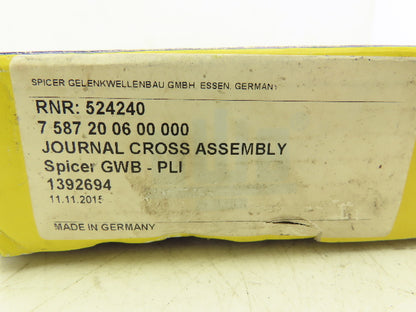 GWB 587.20 Spicer Universal U-Joint Cross Bearing 48mm x 117mm