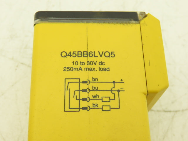 Banner Q45BB6LVQ5 Photoelectric Sensor Photo Switch Photoeye 4 Pin 30VDC
