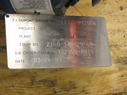 Andritz 1614MSI Sprout Bauer Rotary Air Lock 16x14" Chain Drive 5RPM 230/460V