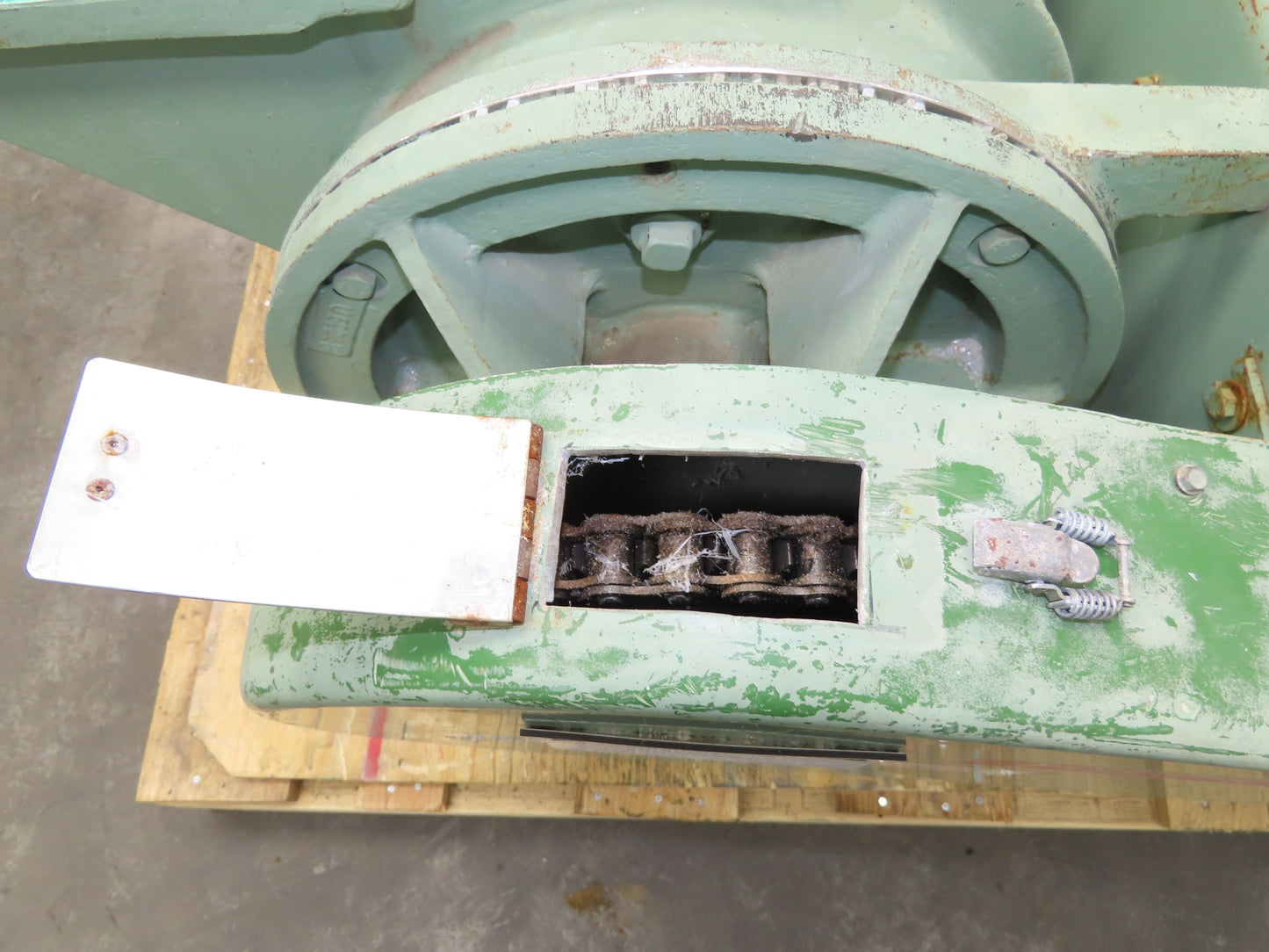 Andritz 1614MSI Sprout Bauer Rotary Air Lock 16x14" Chain Drive 5RPM 230/460V