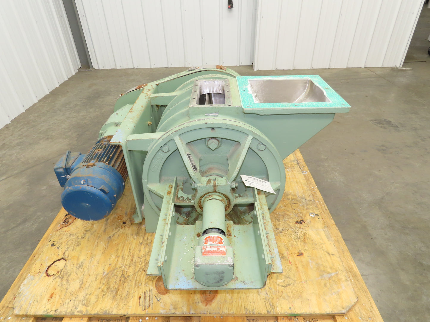 Andritz 1614MSI Sprout Bauer Rotary Air Lock 16x14" Chain Drive 5RPM 230/460V