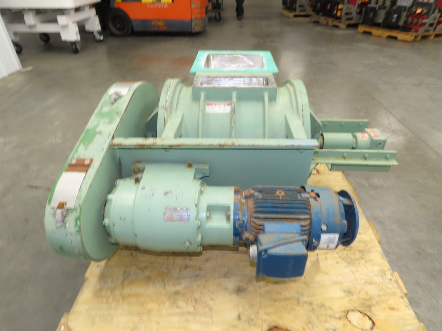 Andritz 1614MSI Sprout Bauer Rotary Air Lock 16x14" Chain Drive 5RPM 230/460V