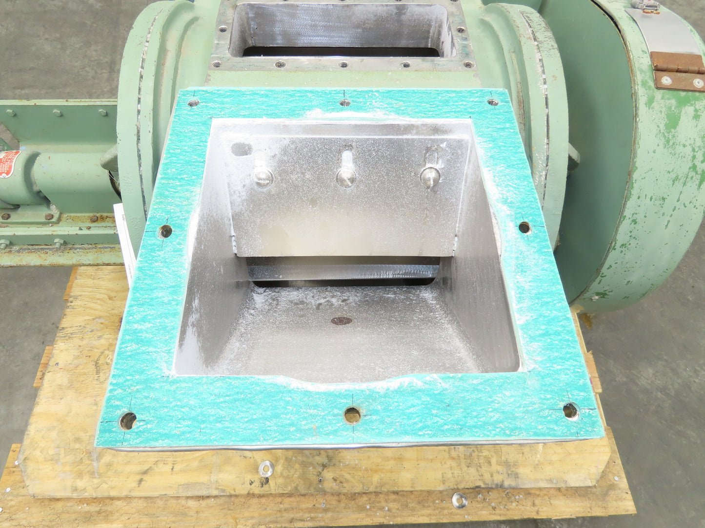 Andritz 1614MSI Sprout Bauer Rotary Air Lock 16x14" Chain Drive 5RPM 230/460V