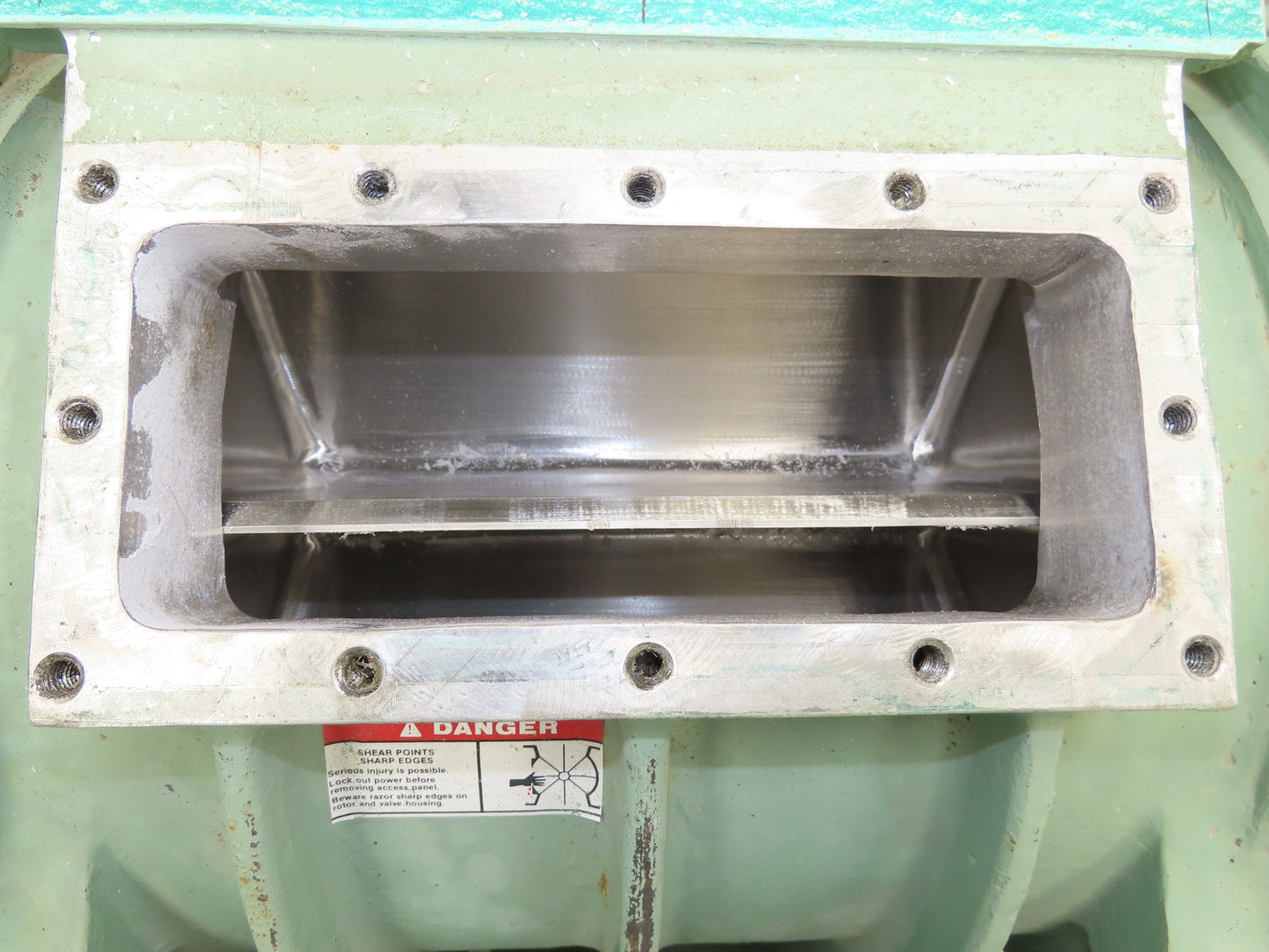 Andritz 1614MSI Sprout Bauer Rotary Air Lock 16x14" Chain Drive 5RPM 230/460V