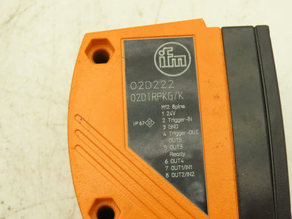 IFM 02D222 Vision Sensor Head Manual Focus 4 & 8 Pin